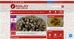 Desktop Screenshot of kolayyemektariflerim.com